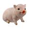 12.5" Realistic Pink Piglet Outdoor Garden Statue